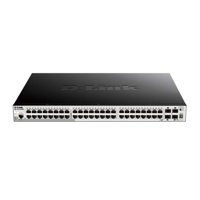 D-Link DGS-1510-52XMP Switch Gestionado L3 con 48 Puertos Gigabit y 4 SFP+